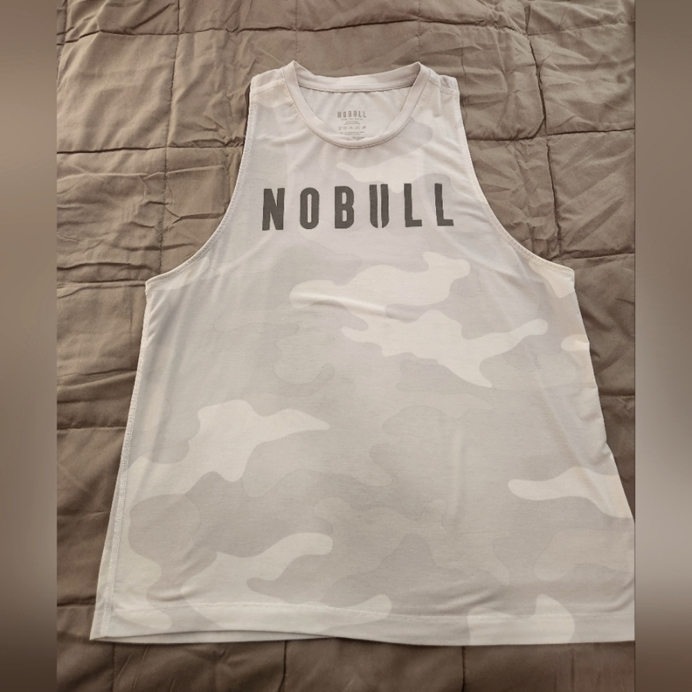 NoBull High Neck Tank, Size XL, white camo